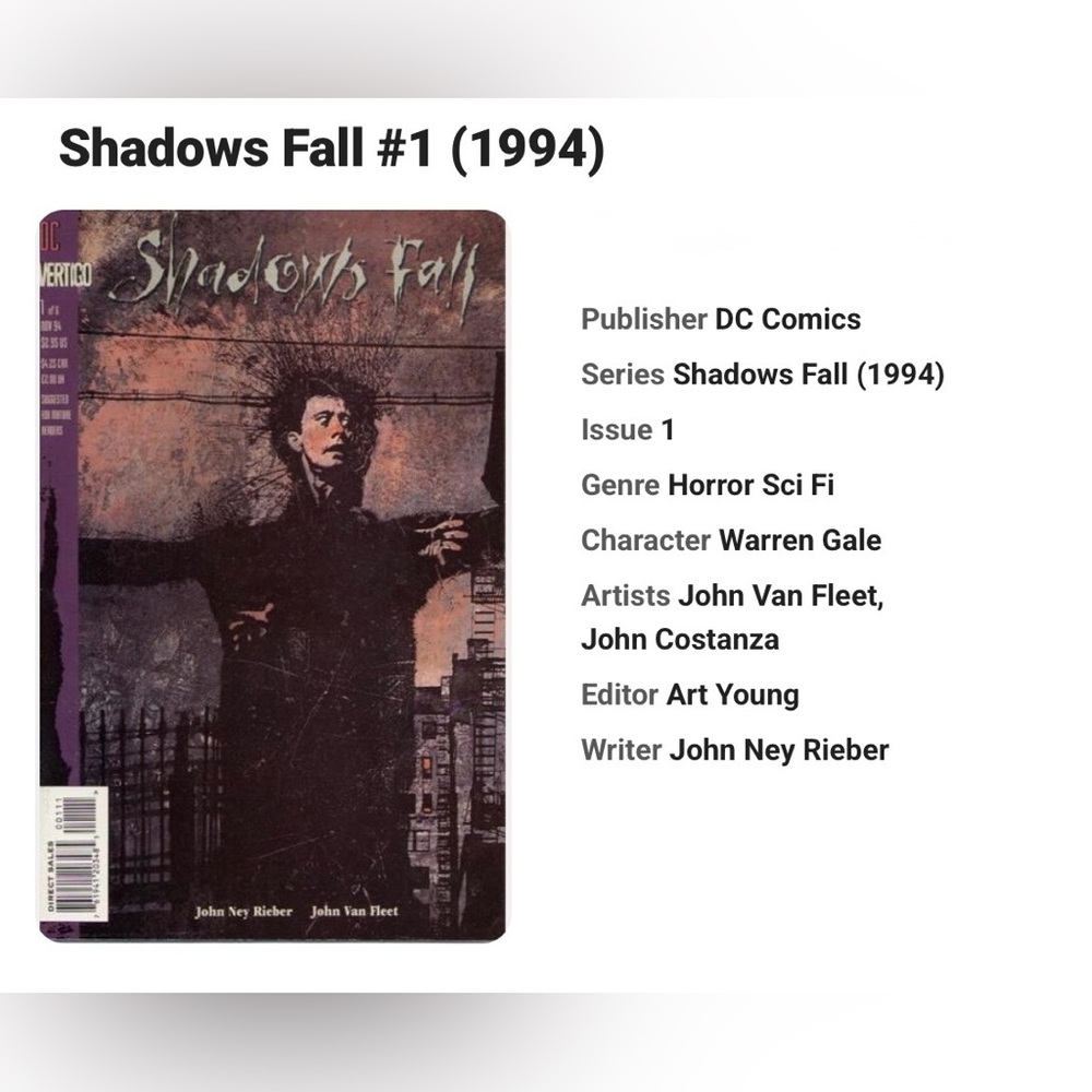 Shadows Fall #1 - 6 Comics